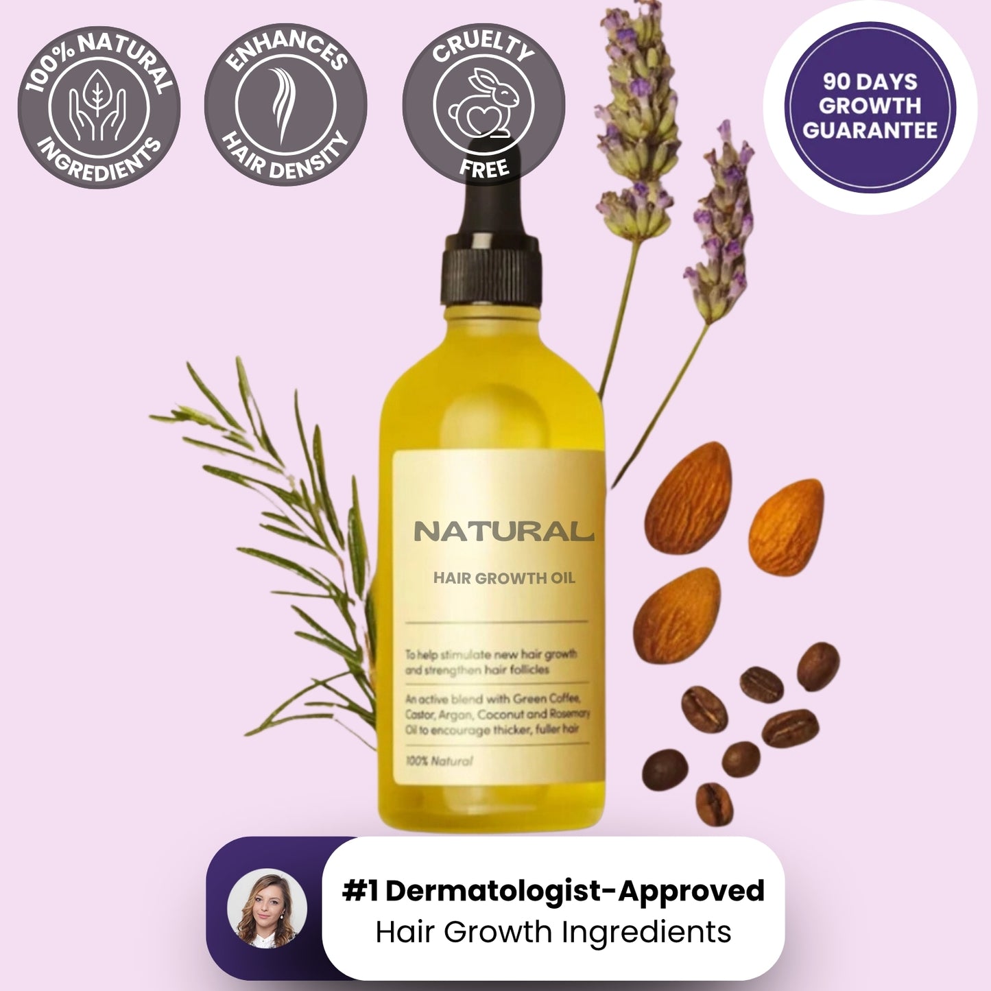 Natural Hair Growth Oil