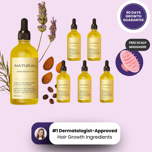 Natural Hair Growth Oil (Buy 2 Get 4 Free)