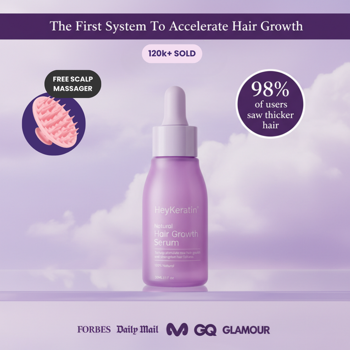 HeyKeratin Natural Hair Growth Serum